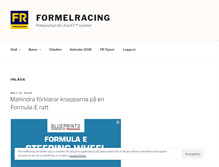 Tablet Screenshot of formelracing.se
